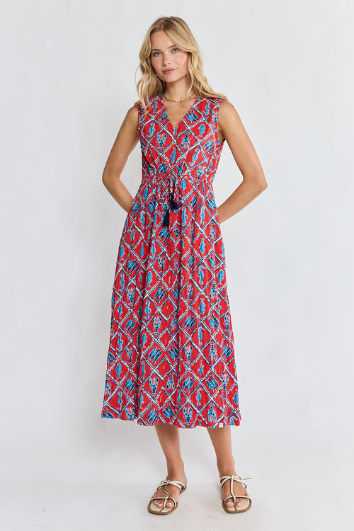 IBSA Zeke Tie Midi Red