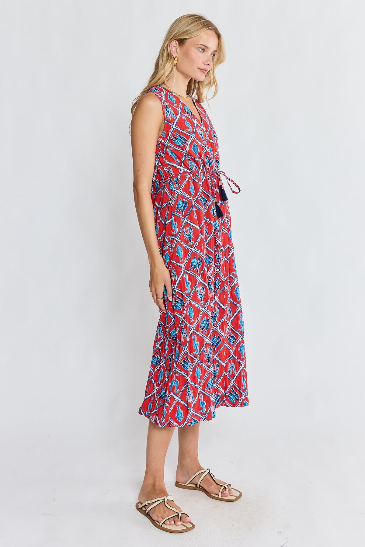 IBSA Zeke Tie Midi Red