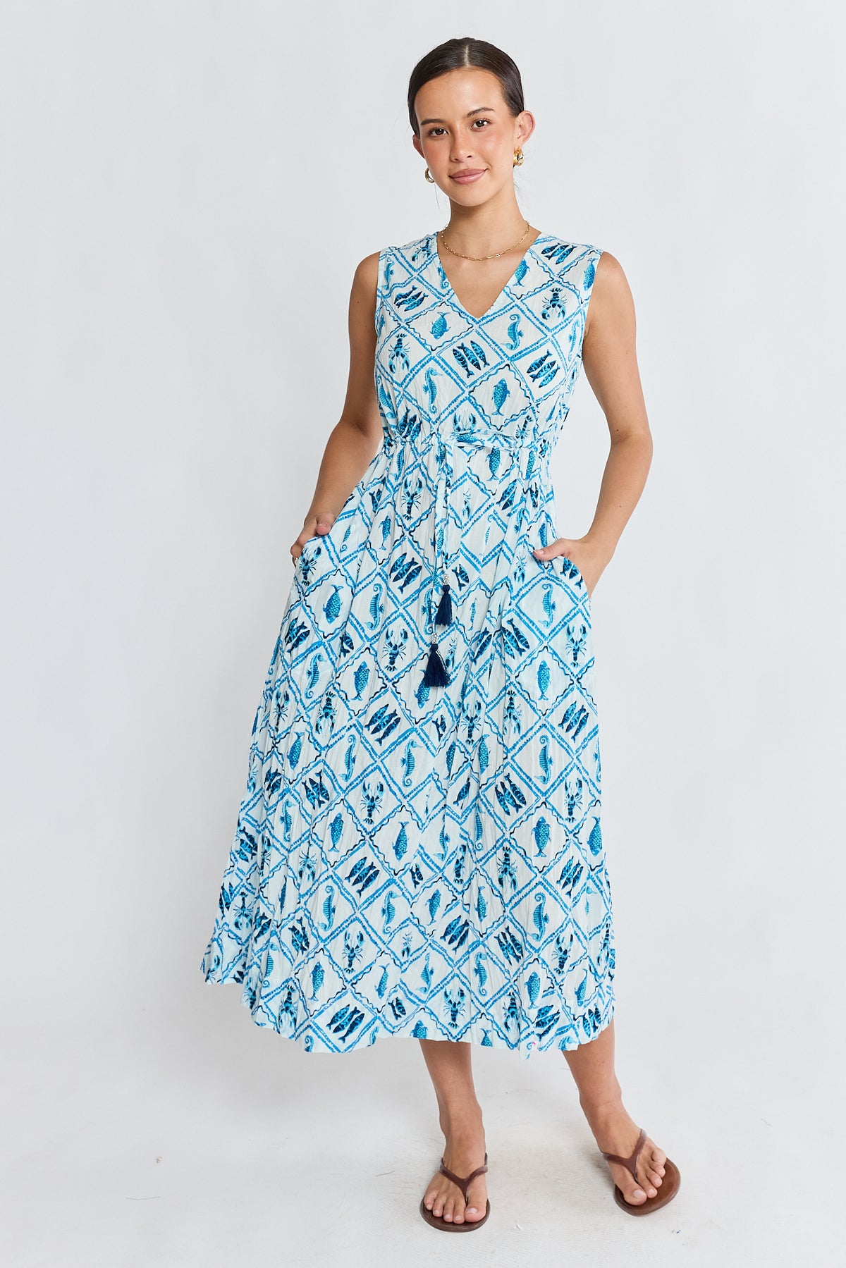 IBSA Zeke Tie Midi White