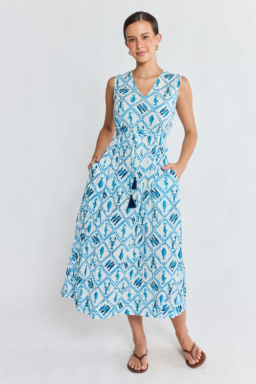 IBSA Zeke Tie Midi White