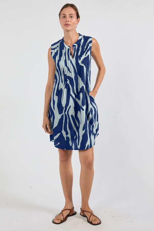 IBSA Zephyr Sleeveless Dress Navy