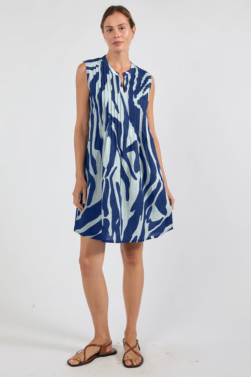 IBSA Zephyr Sleeveless Dress Navy