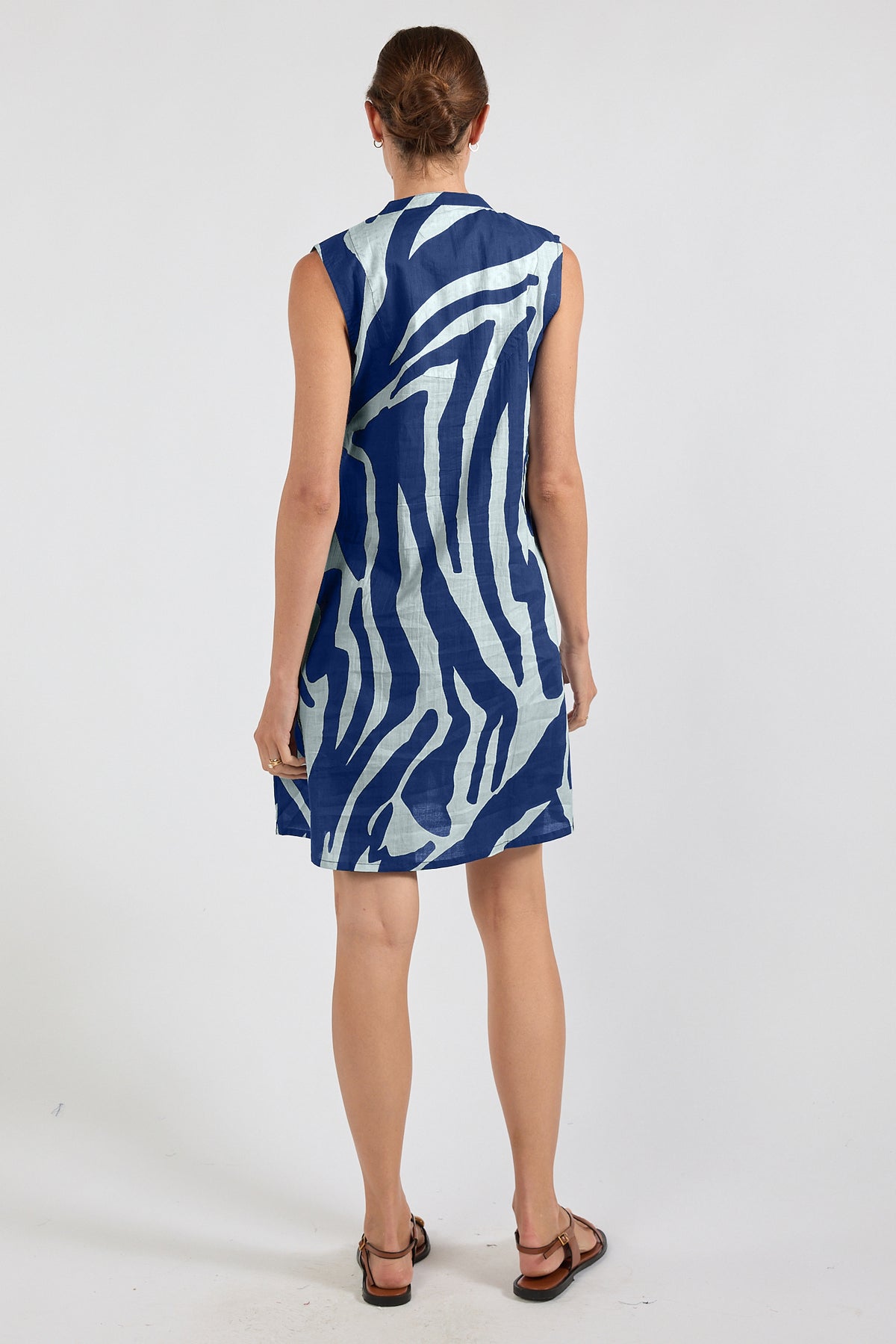 IBSA Zephyr Sleeveless Dress Navy
