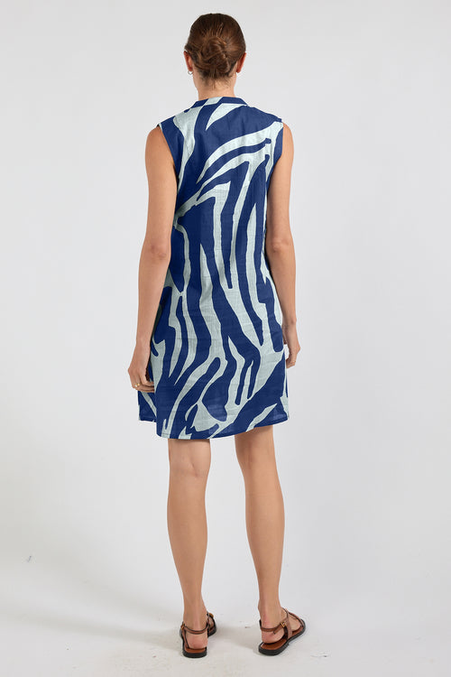 IBSA Zephyr Sleeveless Dress Navy
