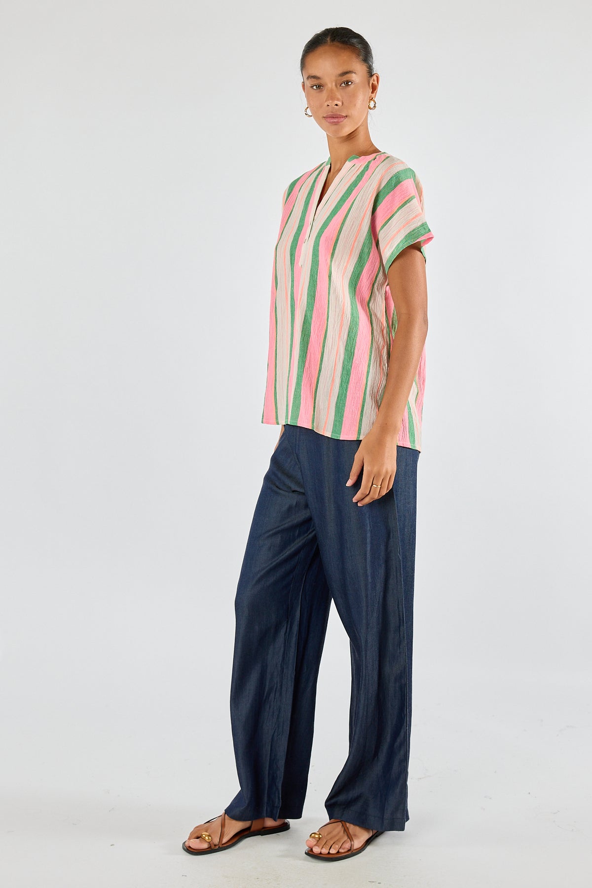 Itami Basque Top Green