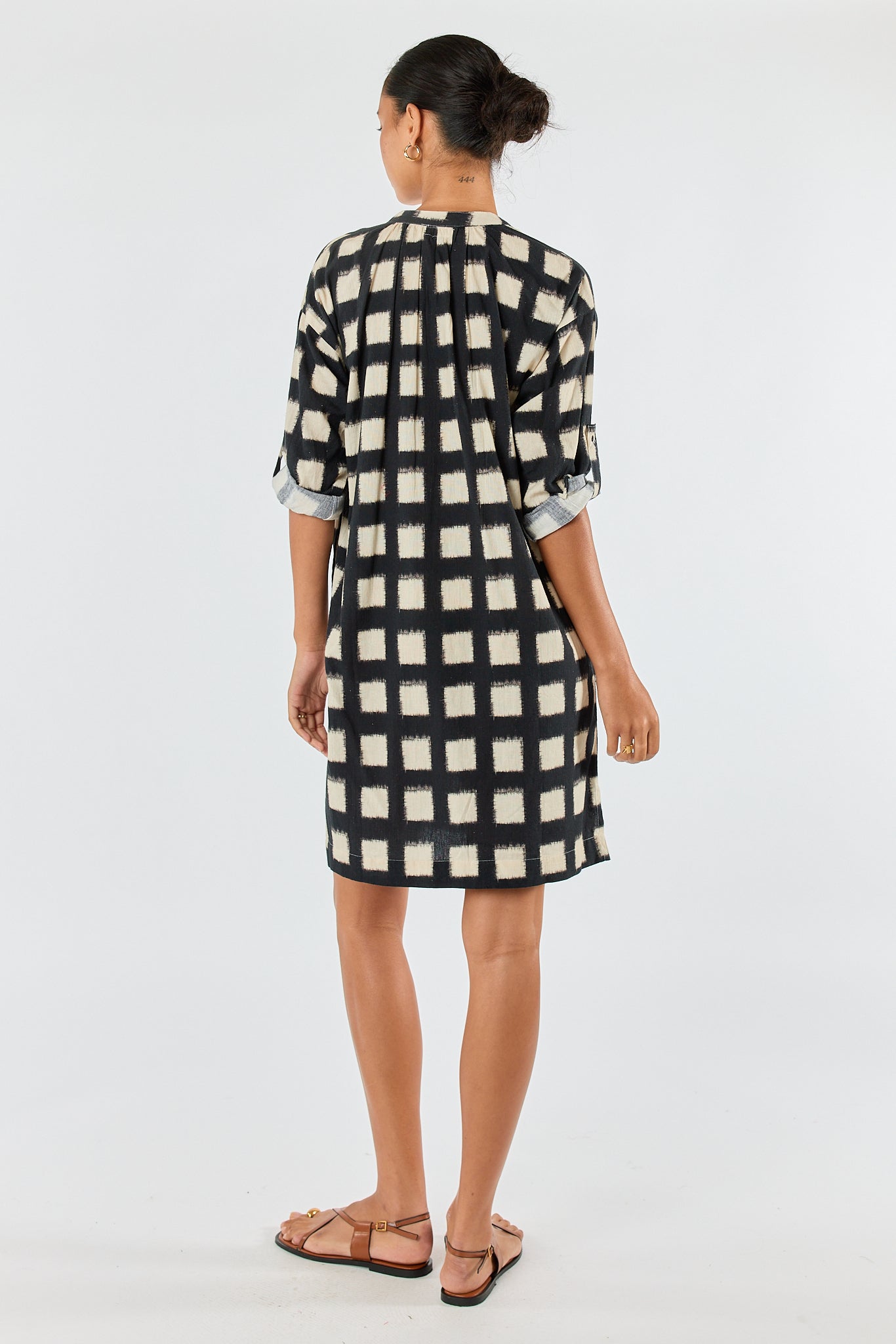 Itami Bloc LS Mini Dress Black