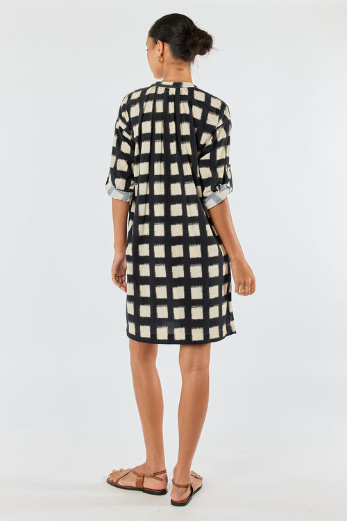 Itami Bloc LS Mini Dress Black