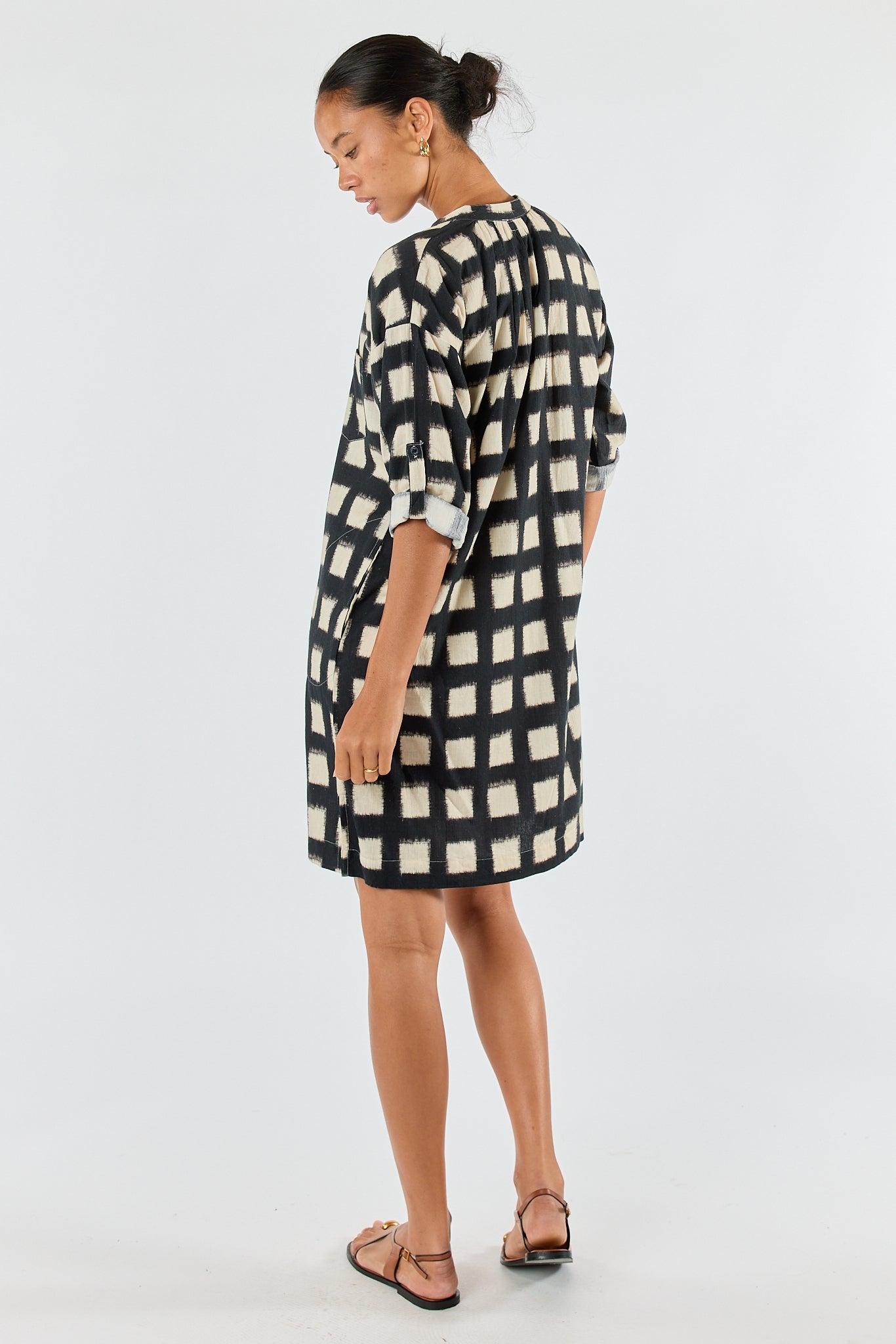 Itami Bloc LS Mini Dress Black
