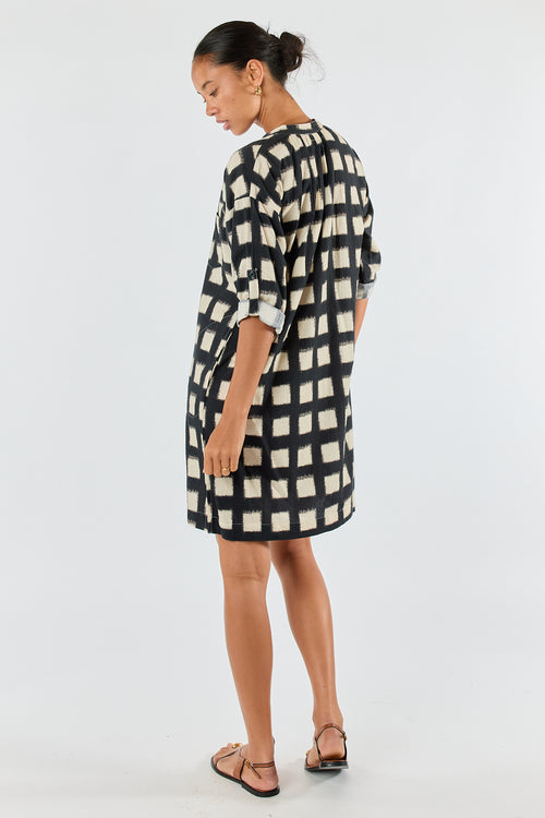 Itami Bloc LS Mini Dress Black