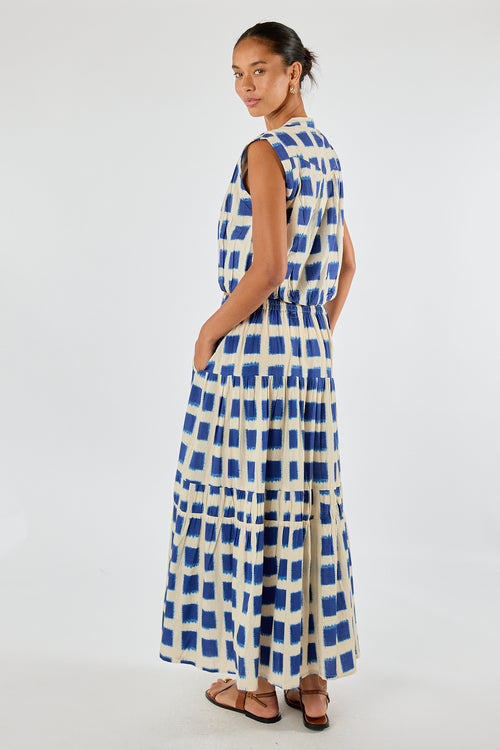 Itami Bloc Skirt Blue