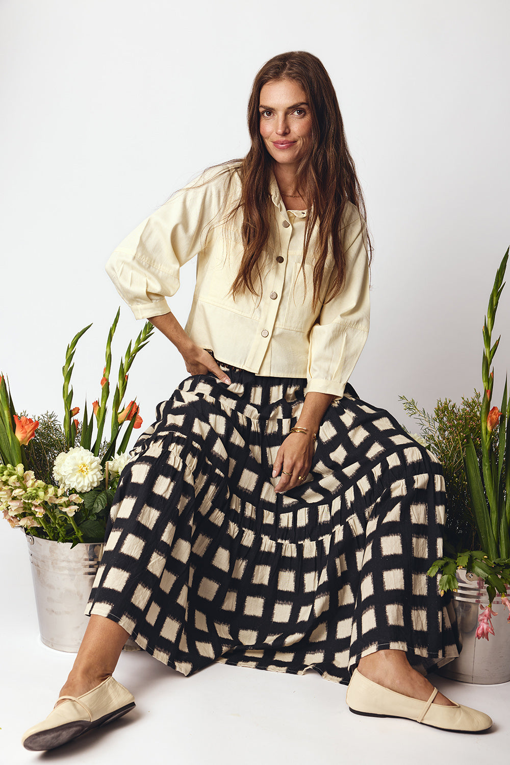 Itami Bloc Skirt Black