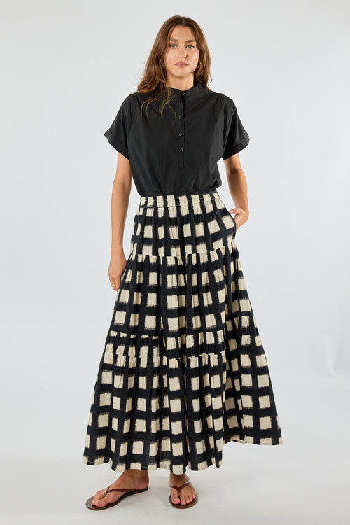 Itami Bloc Skirt Black