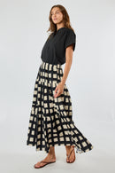 Itami Bloc Skirt Black