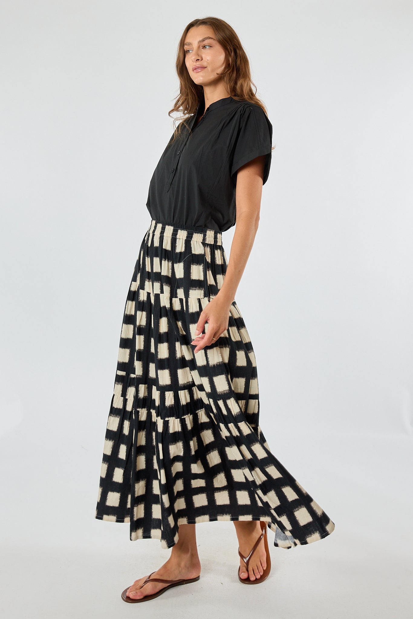 Itami Bloc Skirt Black