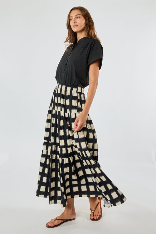 Itami Bloc Skirt Black