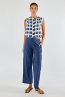 Itami Bloc S/Less Top Blue