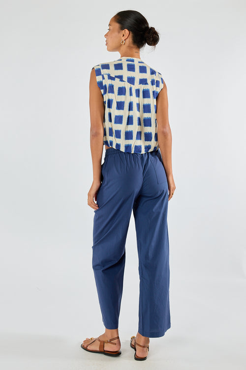 Itami Bloc S/Less Top Blue