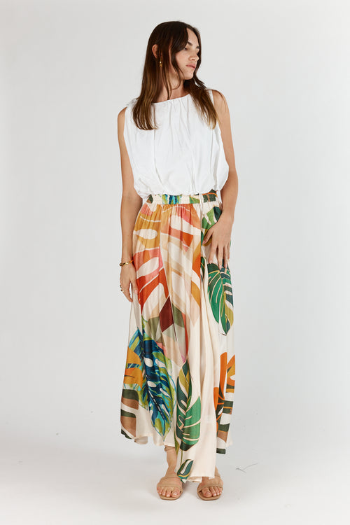 Itami Bloom Skirt White