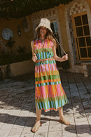 Itami Cannes Sleeveless Dress Multi