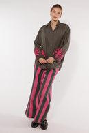 Itami Cassis Flare Pink Stripe