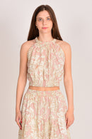Itami Eden Halter Top Peoni