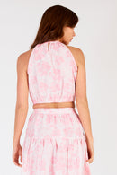 Itami Eden Halter Flores Pink