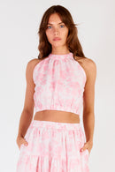 Itami Eden Halter Flores Pink