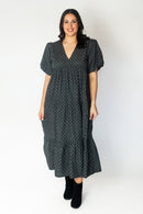 Itami Elda Dress Lester Charcoal