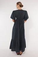 Itami Elda Dress Lester Charcoal