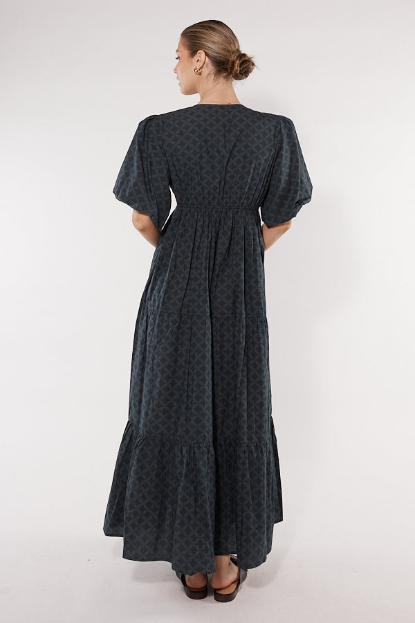 Itami Elda Dress Lester Charcoal
