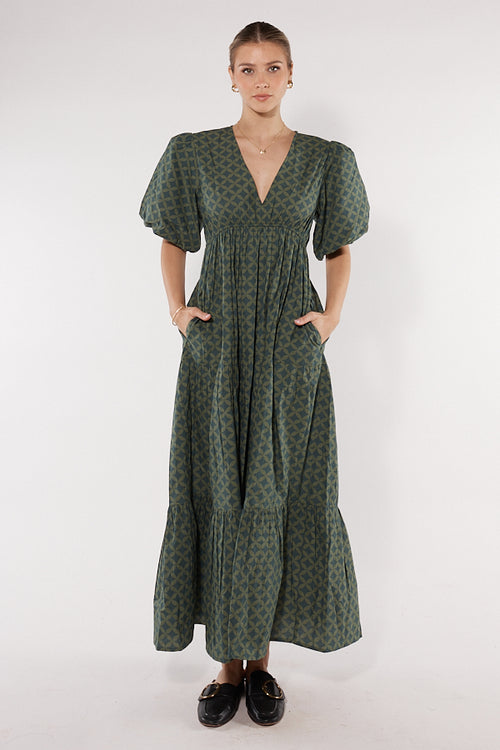 Itami Elda Dress Lester Olive