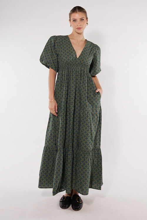 Itami Elda Dress Lester Olive