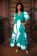 Itami Elda Dress Mayan Green