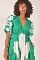 Itami Elda Dress Mayan Green
