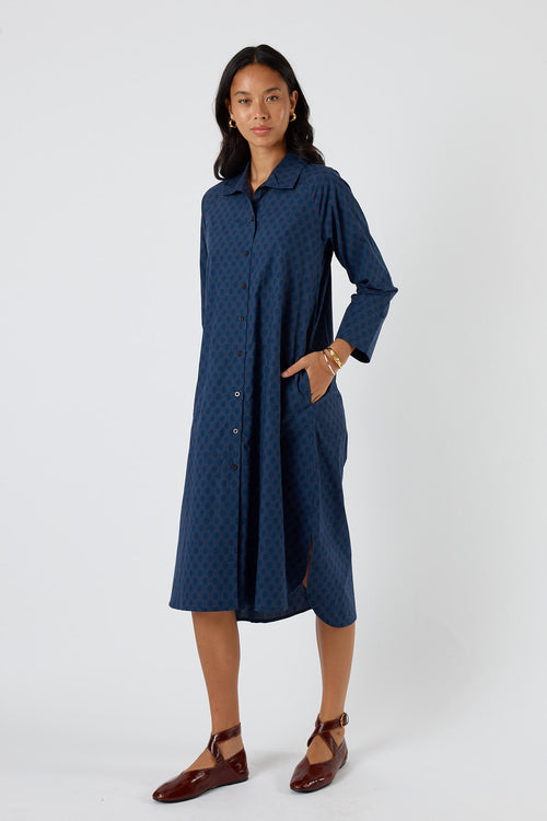 Itami Emilie Shirtdress Blue