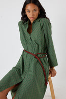 Itami Emilie Shirtdress Green
