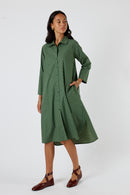Itami Emilie Shirtdress Green