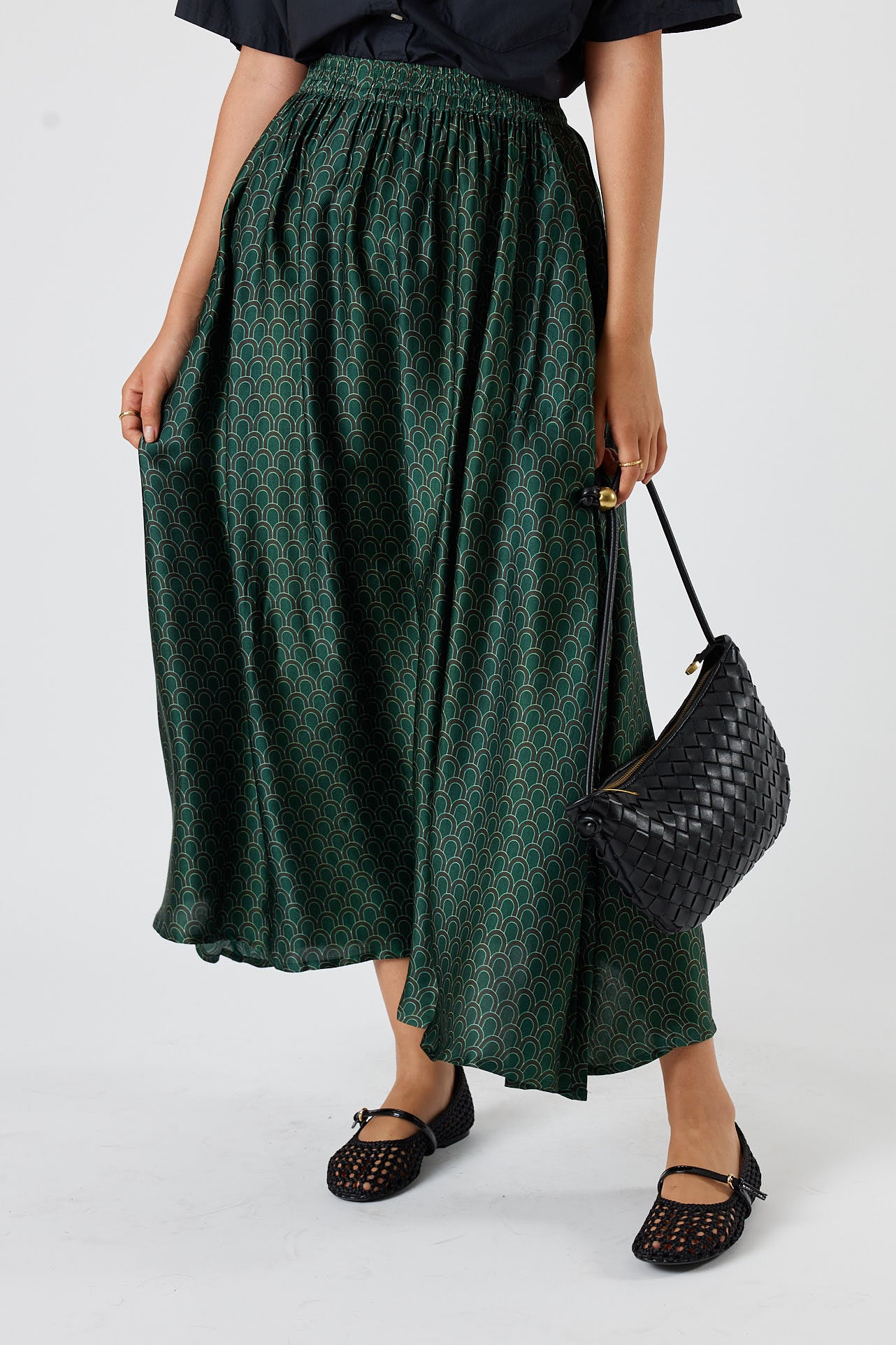Itami Emilie Skirt Green