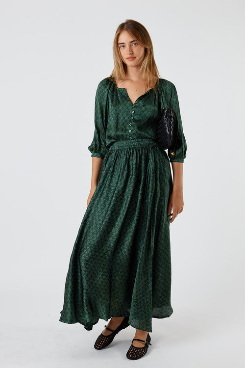 Itami Emilie Skirt Green