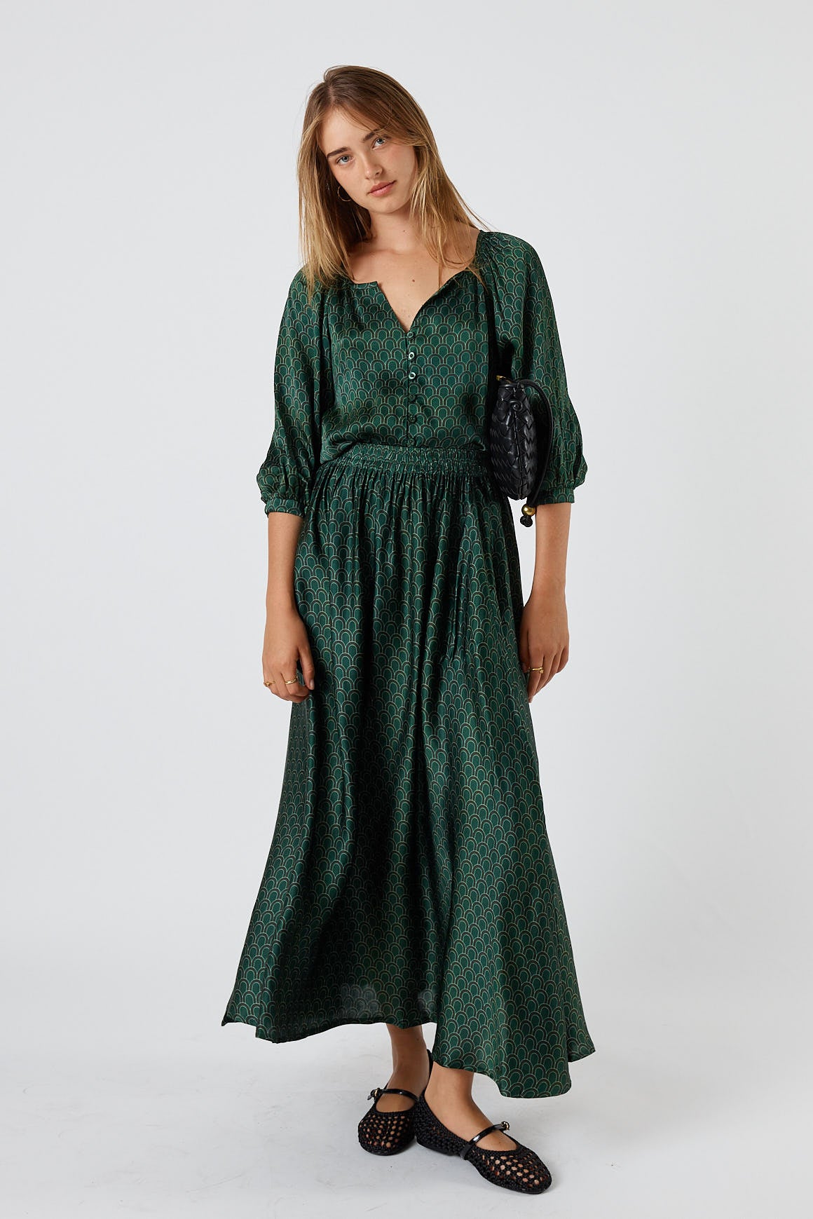 Itami Emilie Skirt Green