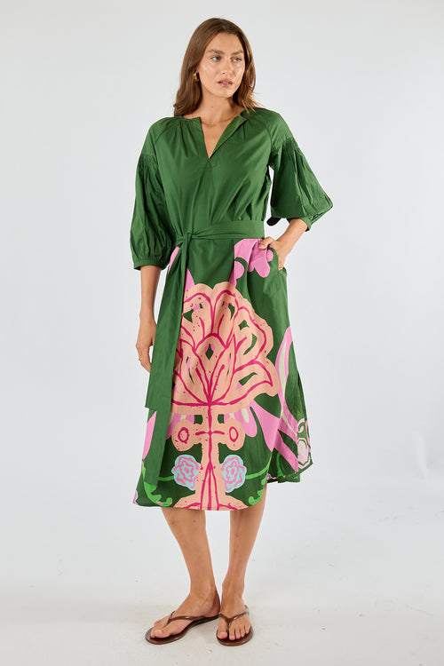 Itami Fontes Kaftan Olive