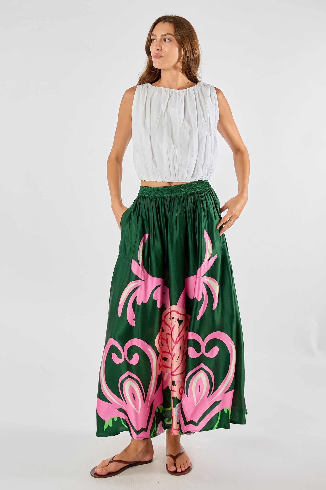 Itami Fontes Skirt Olive