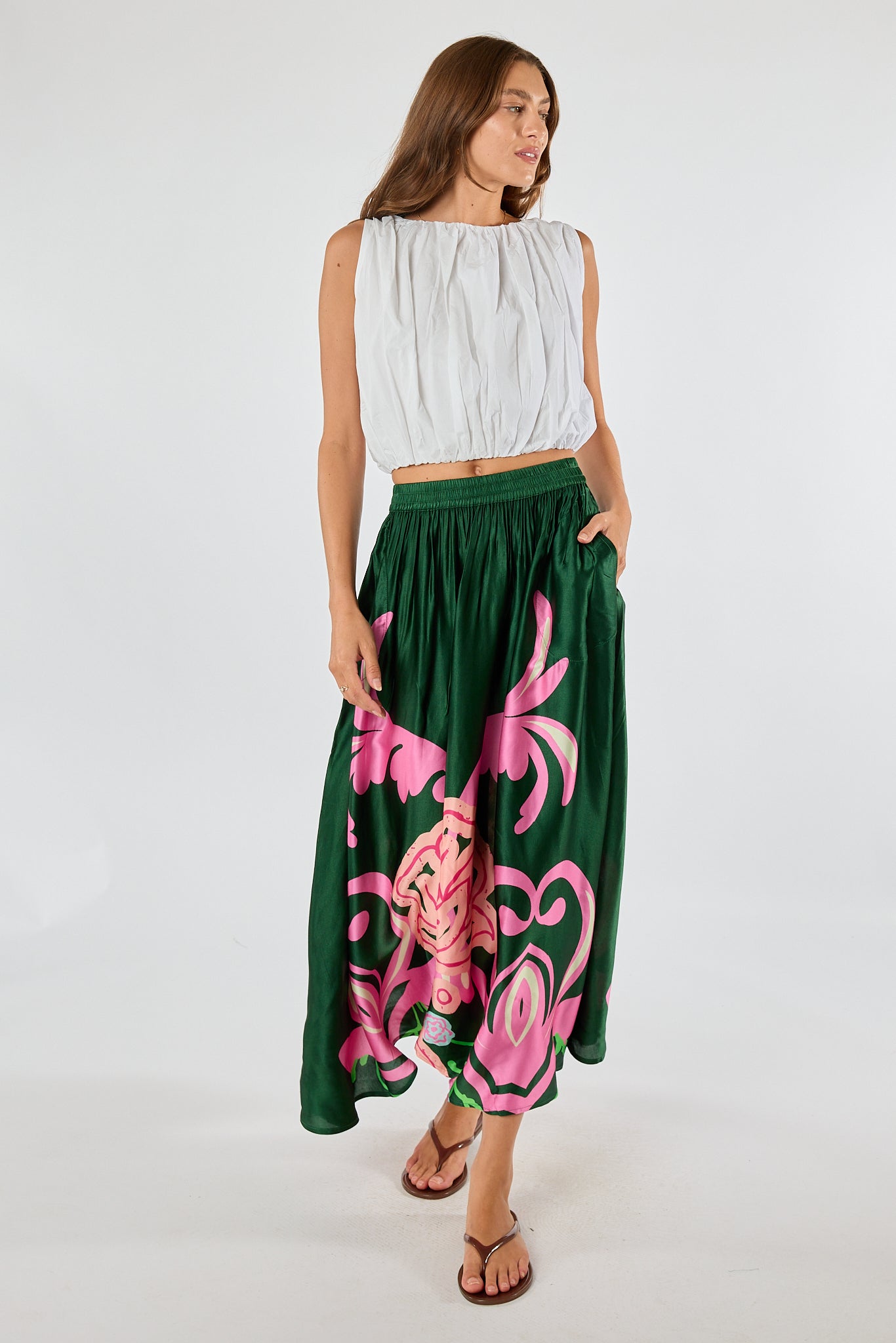 Itami Fontes Skirt Olive