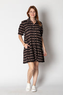 Itami Giverny Dress Bolan Brown