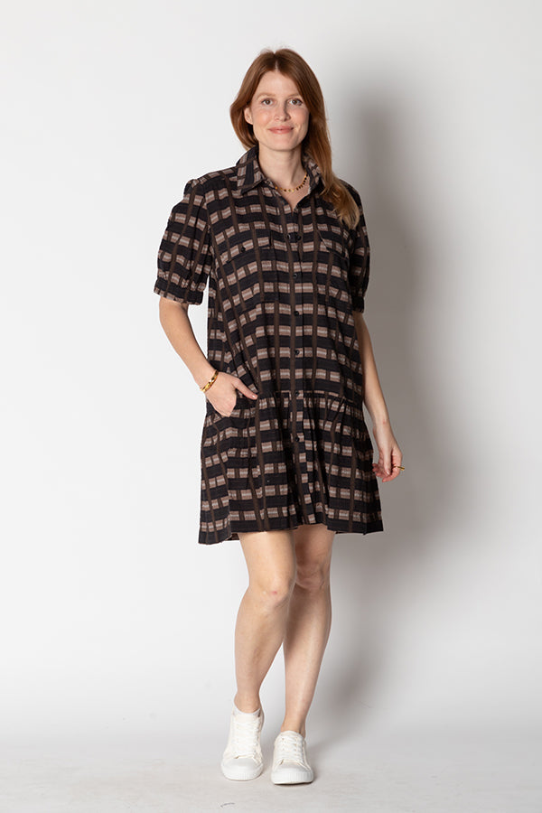 Itami Giverny Dress Bolan Brown