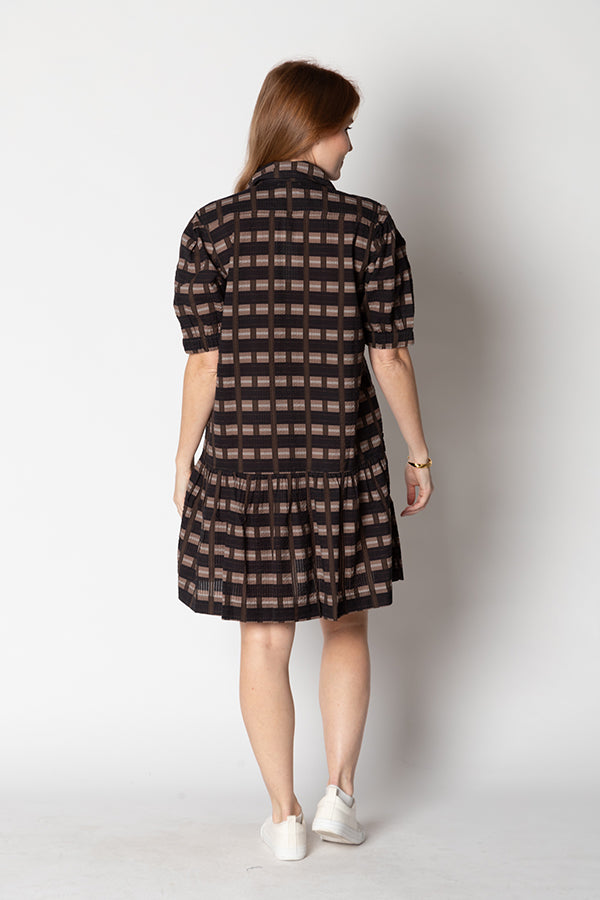 Itami Giverny Dress Bolan Brown