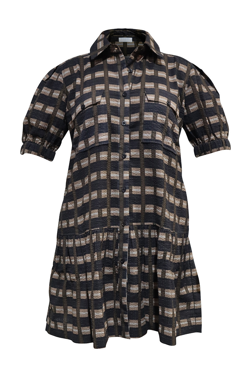Itami Giverny Dress Bolan Brown