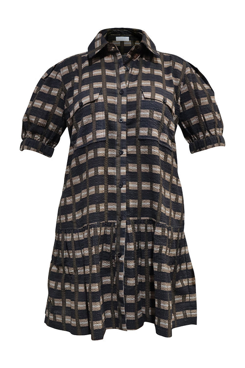 Itami Giverny Dress Bolan Brown