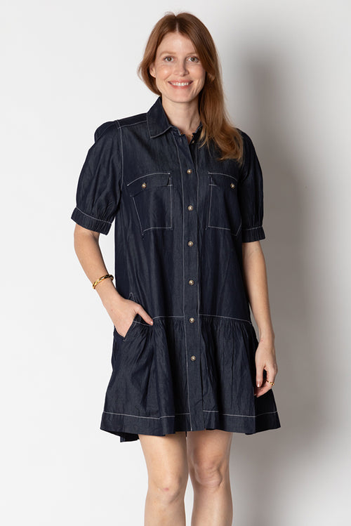 Itami Giverny Dress Denim