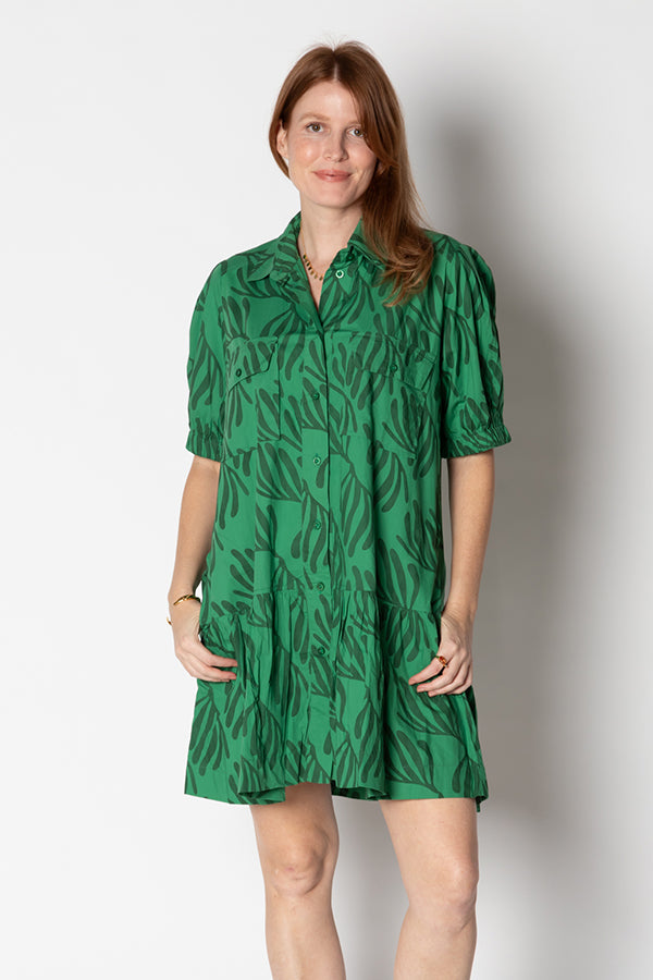 Itami Giverny Dress Verde Green